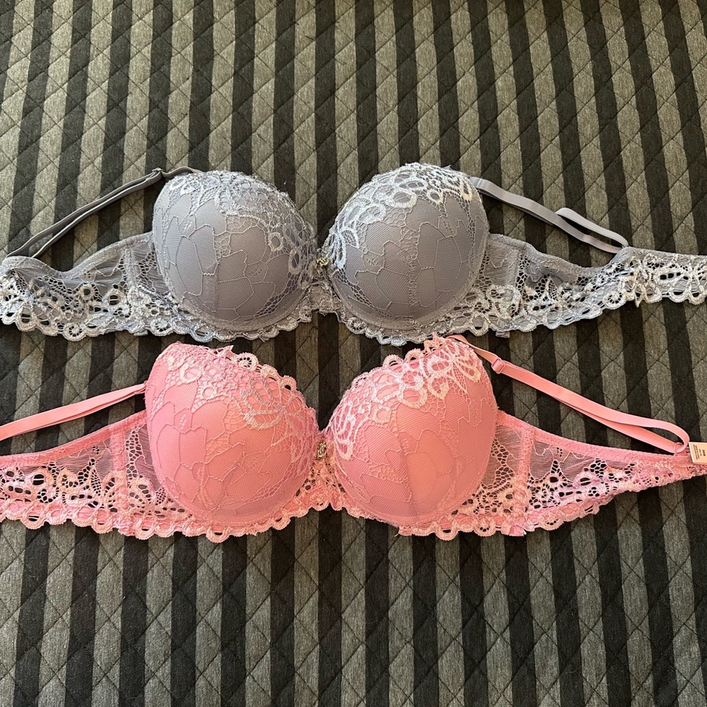 Juicy Couture Bra Set - Pink & Gray
